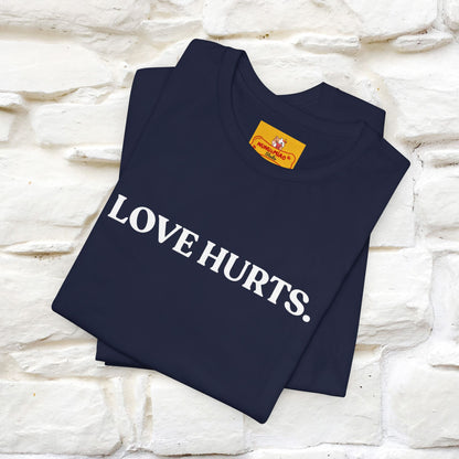 “Love Hurts"  Funny Cat T-Shirt | Front & Back Design | Nunu&Miao Studio