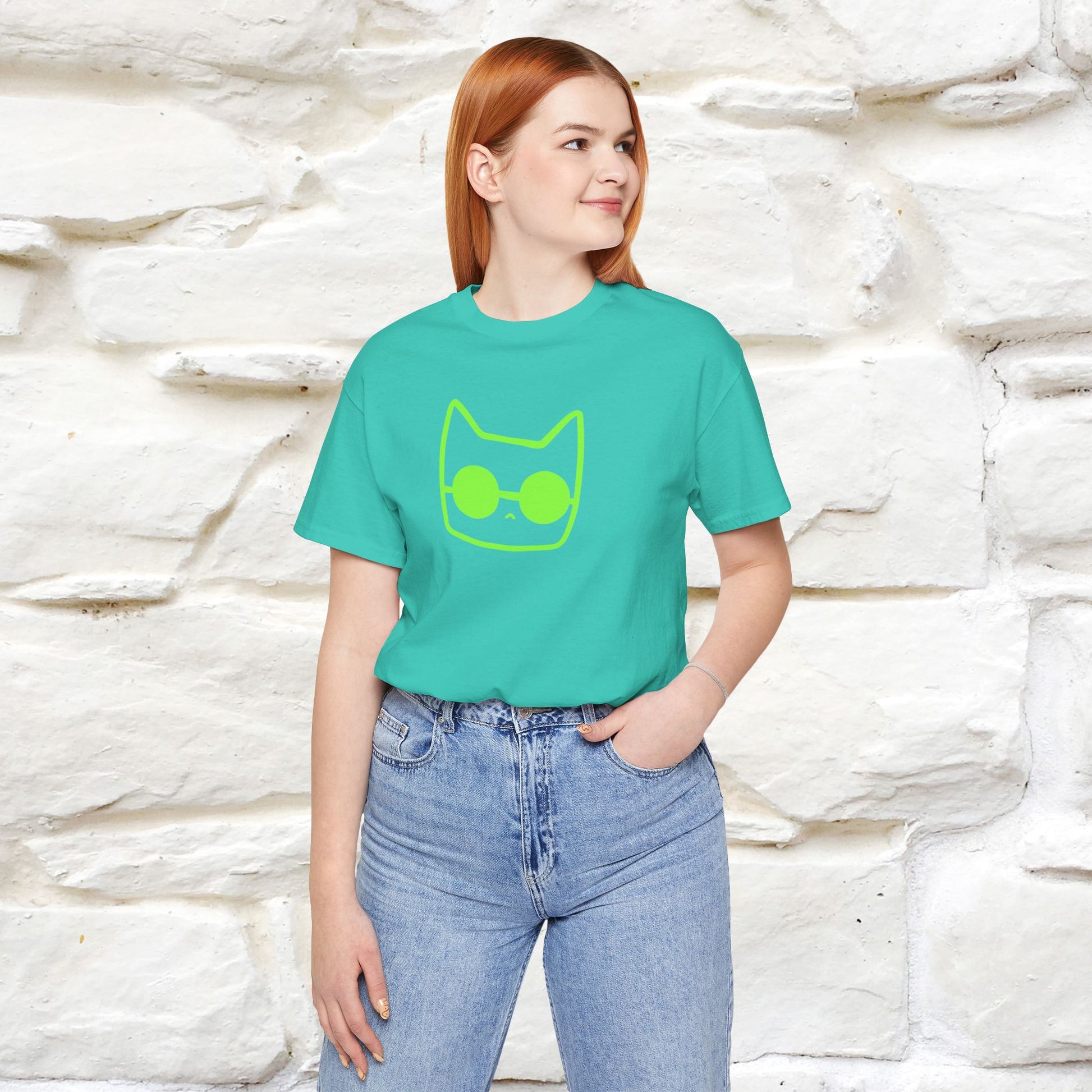 ''Everything Will Be Ok '' Cat T-Shirt Front and Back Design | Nunu&Miao Studio - Nunu&Miao Studio