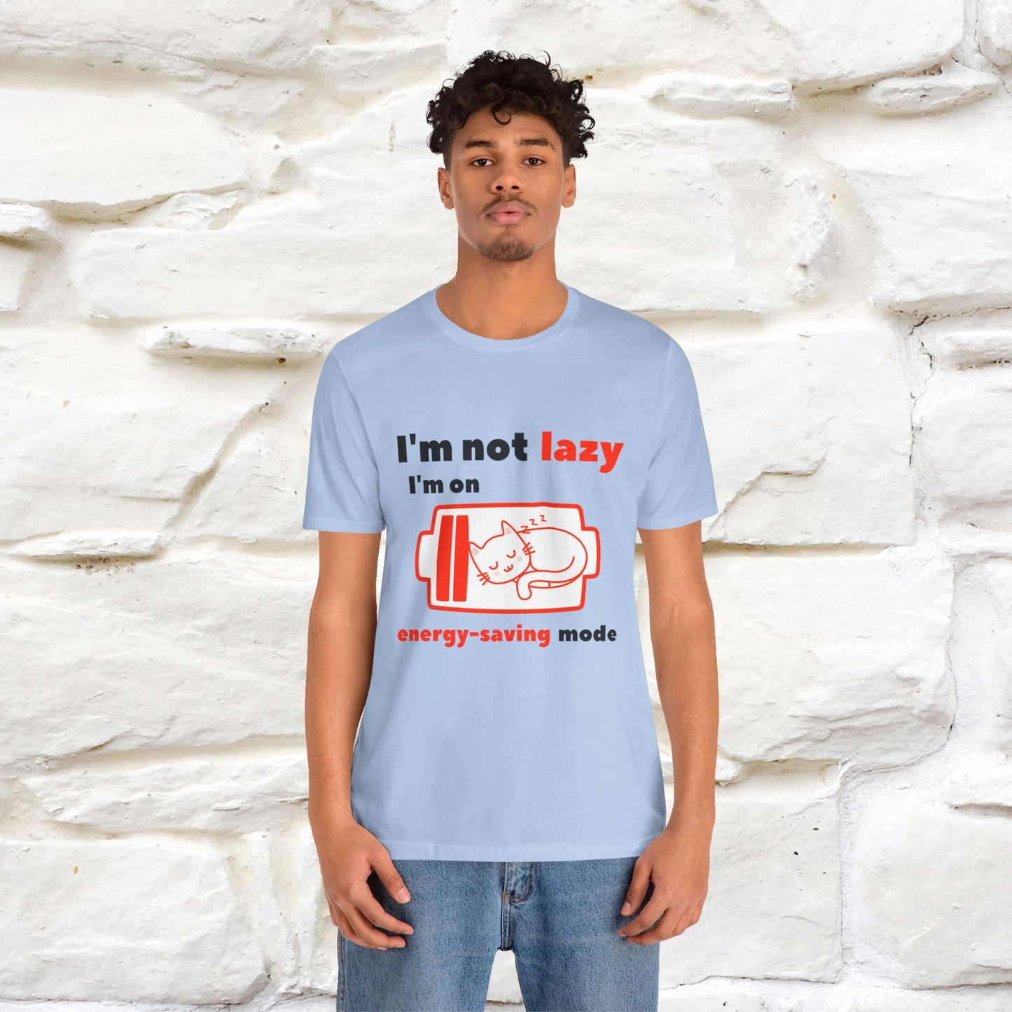 ''I am Not Lazy...'' Cat T-Shirt | Nunu&Miao Studio - Nunu&Miao Studio