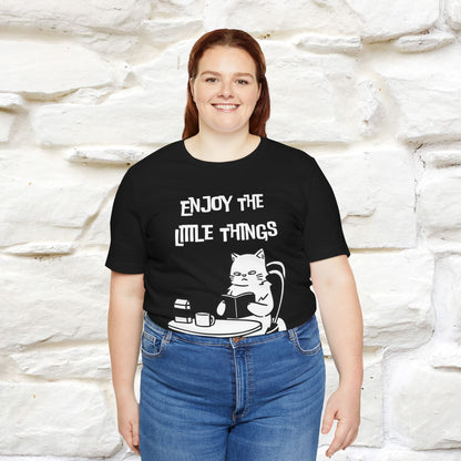 "Enjoy The Little Things." Cat T-Shirt | Nunu&Miao Studio