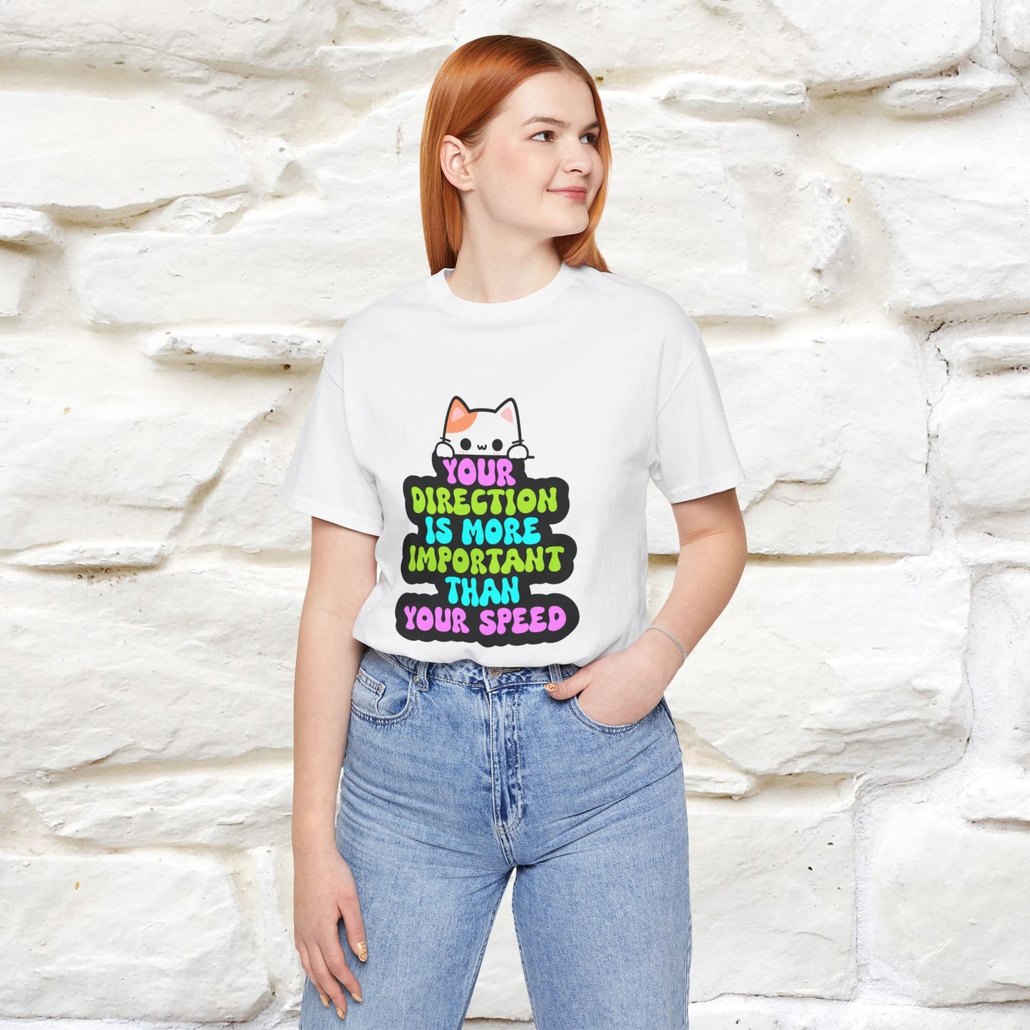 "Your Direction Is More ..." |  Cat T-shirt | Nunu&Miao Studio - Nunu&Miao Studio