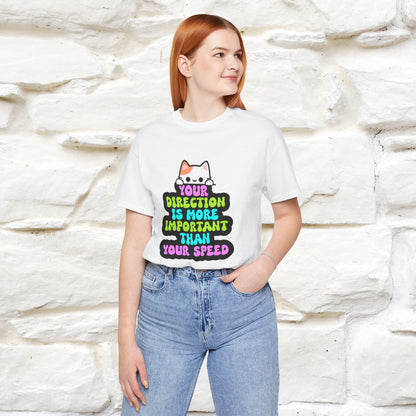 "Your Direction Is More ..." |  Cat T-shirt | Nunu&Miao Studio - Nunu&Miao Studio