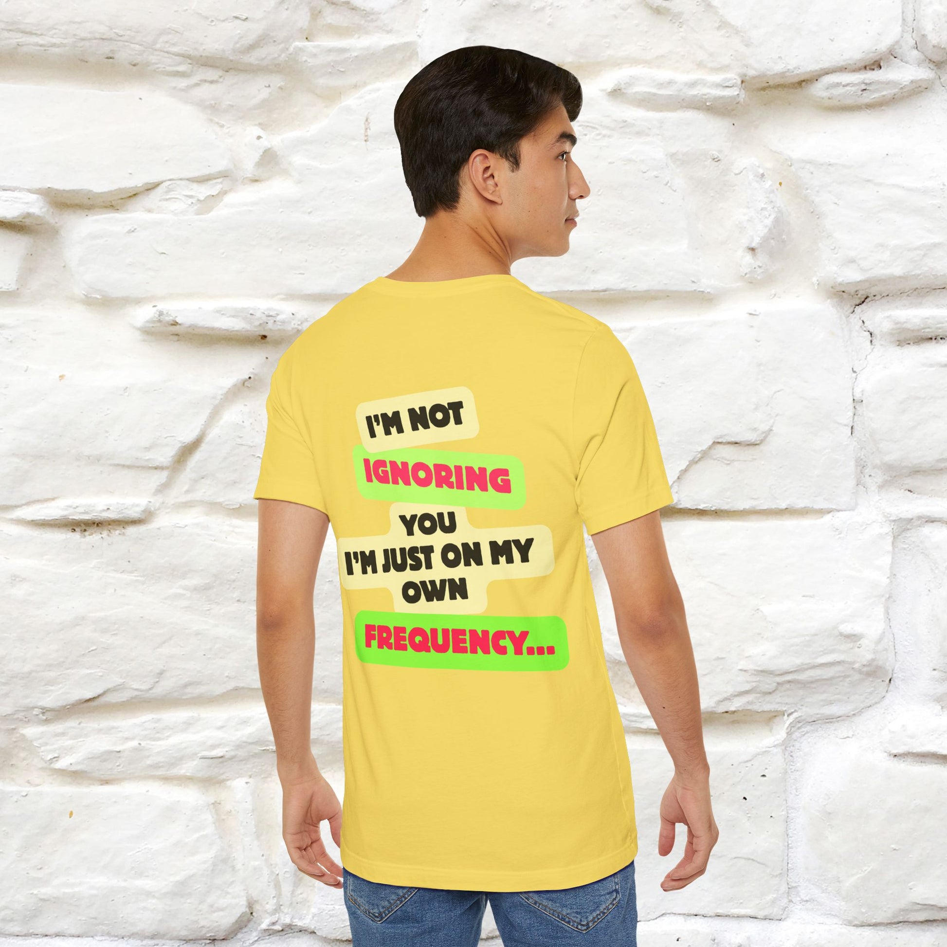 "I'm Not Ignoring You. I'm Just  .. " Cat T-Shirt | Front & Back Design | Nunu&Miao Studio - Nunu&Miao Studio