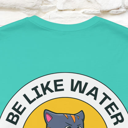 "Be Like Water: Cattitude Master | Cat T-Shirt |Nunu&Miao Studio - Nunu&Miao Studio