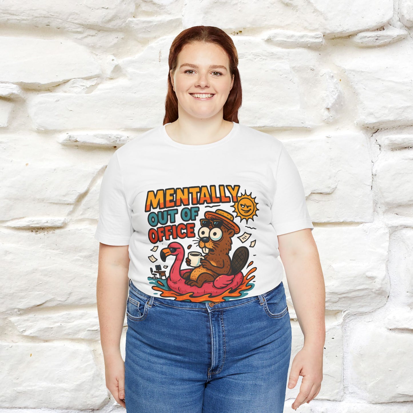 ''Mentally Out Of Office''|  Sarcastic Cat T-Shirt | Nunu&Miao Studio