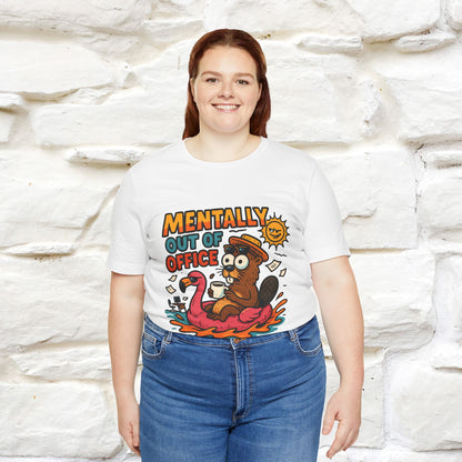 ''Mentally Out Of Office''|  Sarcastic Cat T-Shirt | Nunu&Miao Studio