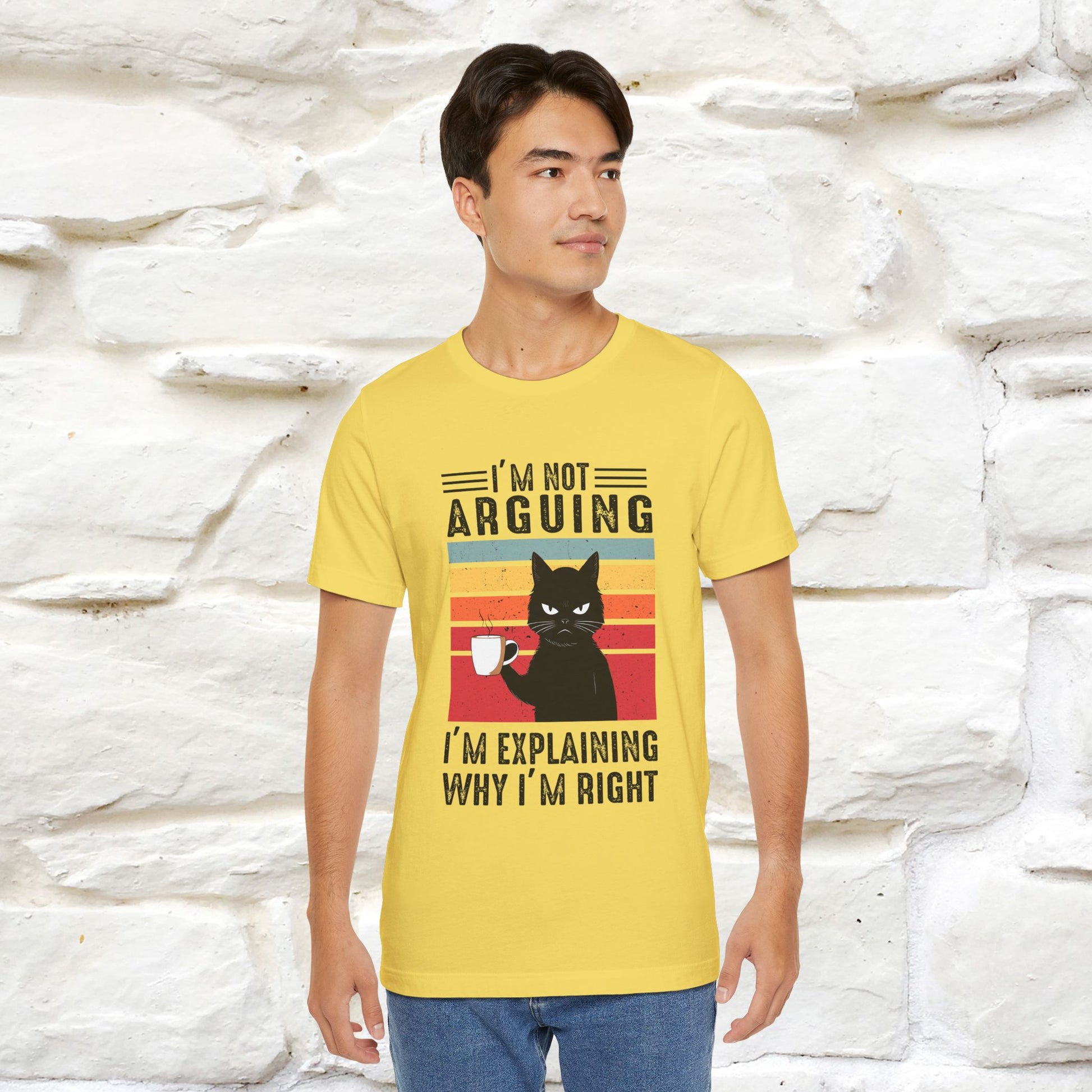 I’m Not Arguing, I’m Explaining Why I’m Right Cat T-Shirt  Nunu&Miao Studio - Nunu&Miao Studio