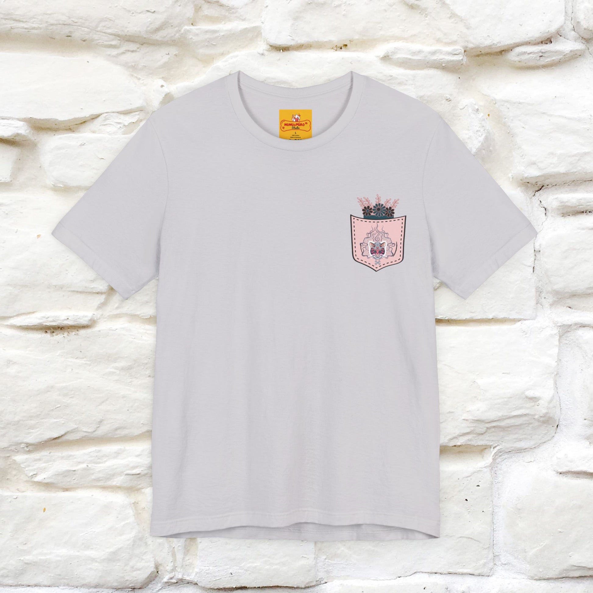 ''Air Fire Cat'' | Cat T-Shirt Front and Back Design | Nunu&Miao Studio - Nunu&Miao Studio