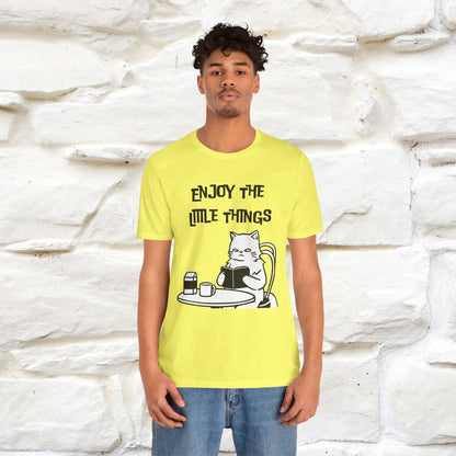 "Enjoy The Little Things." Cat T-Shirt | Nunu&Miao Studio