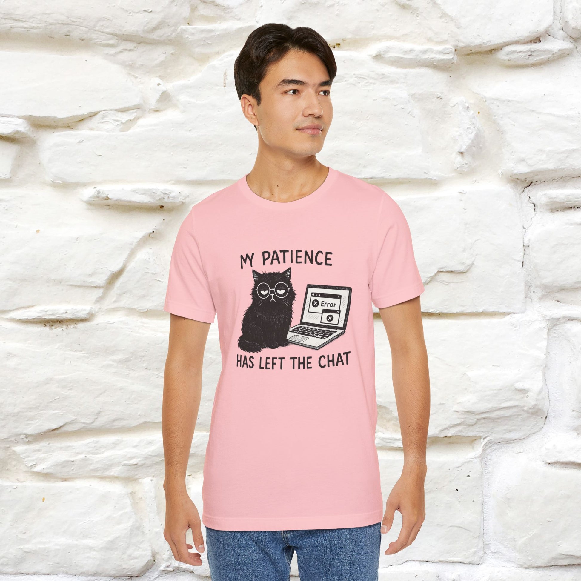 "My Patience Has Left The Chat" |Cat T-Shirt | Nunu&Miao Studio - Nunu&Miao Studio