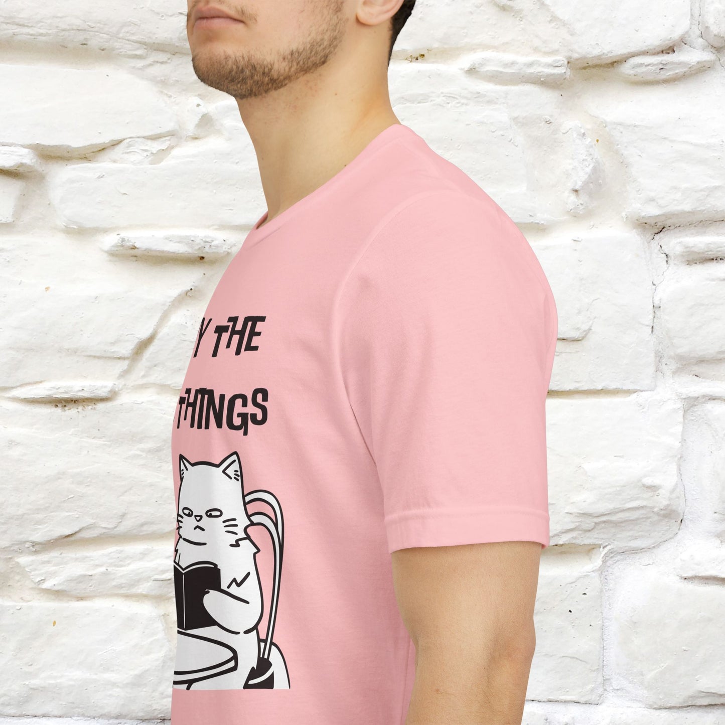 "Enjoy The Little Things." Cat T-Shirt | Nunu&Miao Studio
