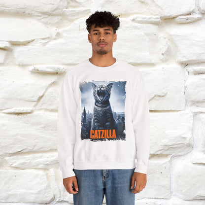 "Catzilla'' |Cat Sweatshirt | Nunu&Miao Studio
