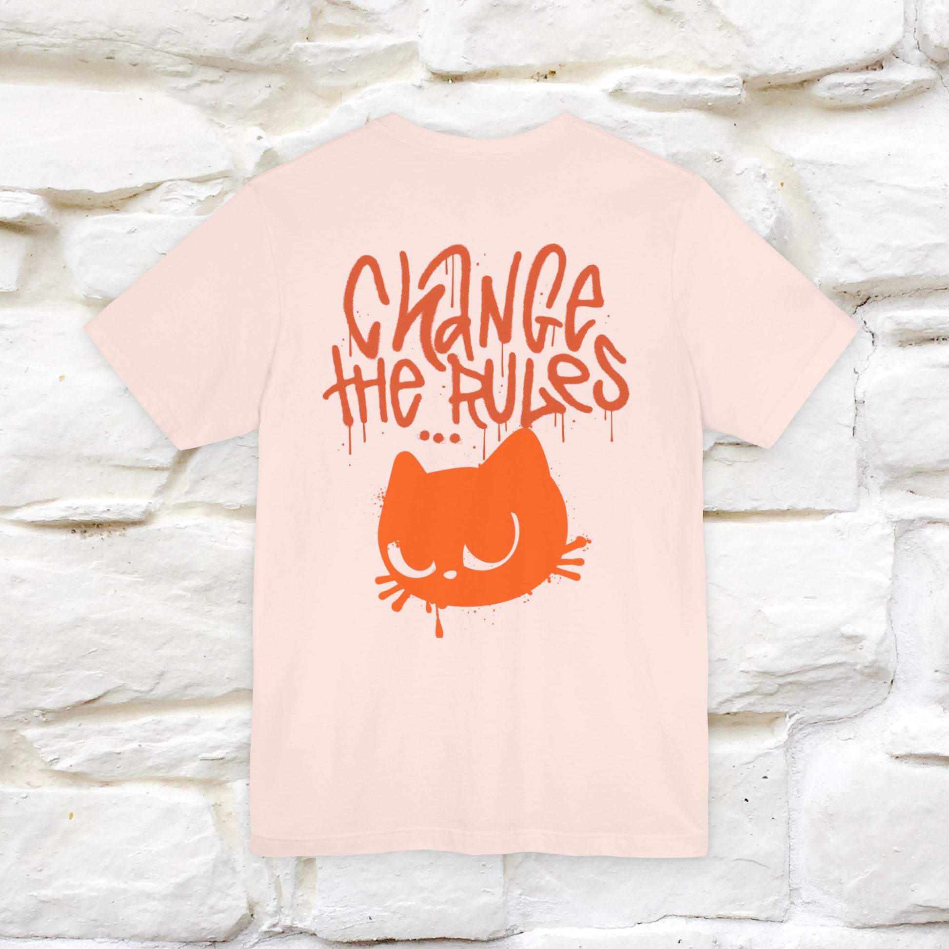 ''Change The Rules'' - Cat T-shirt -Nunu&Miao Studio - Nunu&Miao Studio