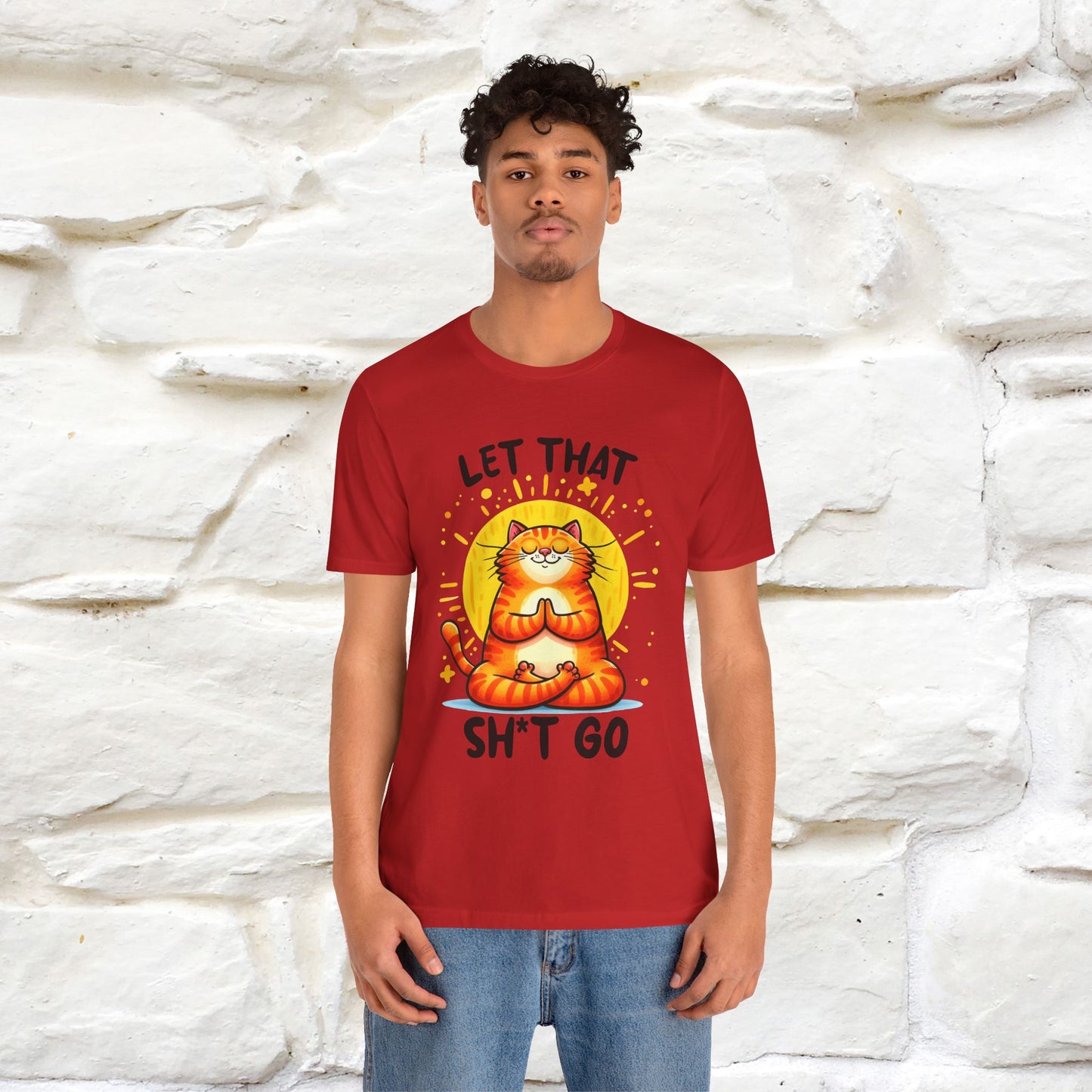 "Let That Sh*t Go" Cat T-shirt |Nunu&Miao Studio - Nunu&Miao Studio