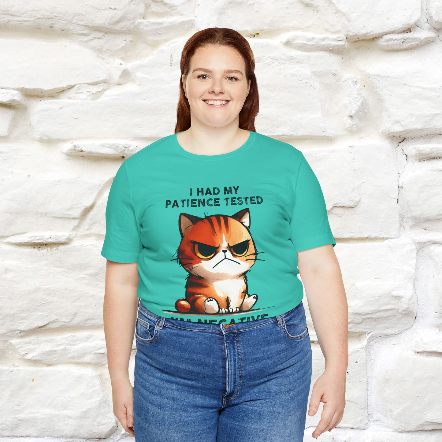 ''I Had My Patience Tested, I'm Negative''| CatT-Shirt | Nunu&Miao Studio