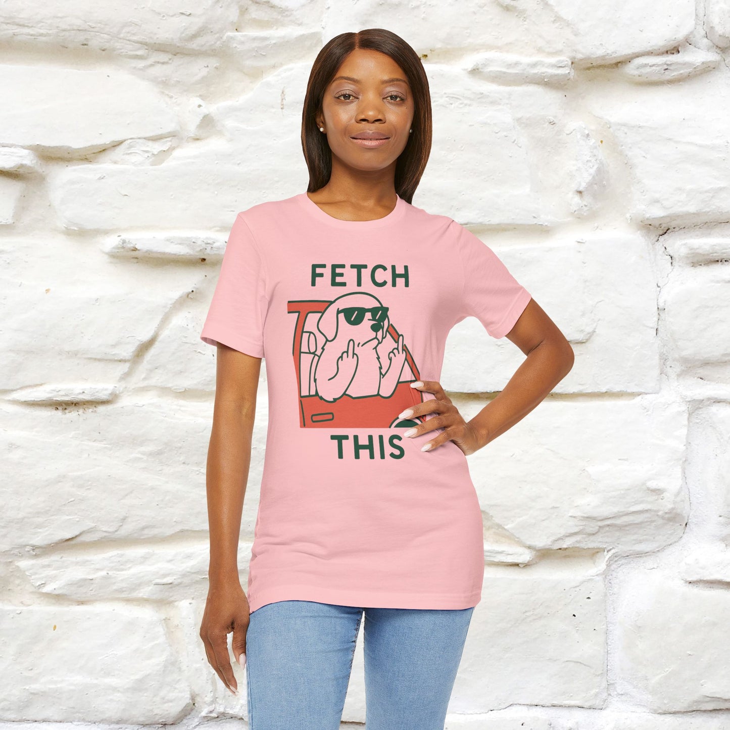 "Fetch This" Funny Dog T-shirt |Nunu&Miao Studio - Nunu&Miao Studio
