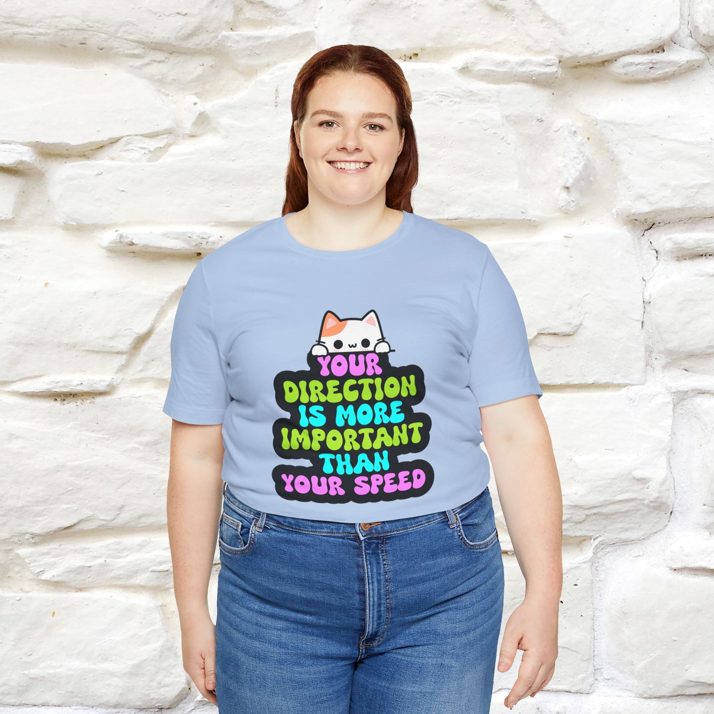 "Your Direction Is More ..." |  Cat T-shirt | Nunu&Miao Studio - Nunu&Miao Studio