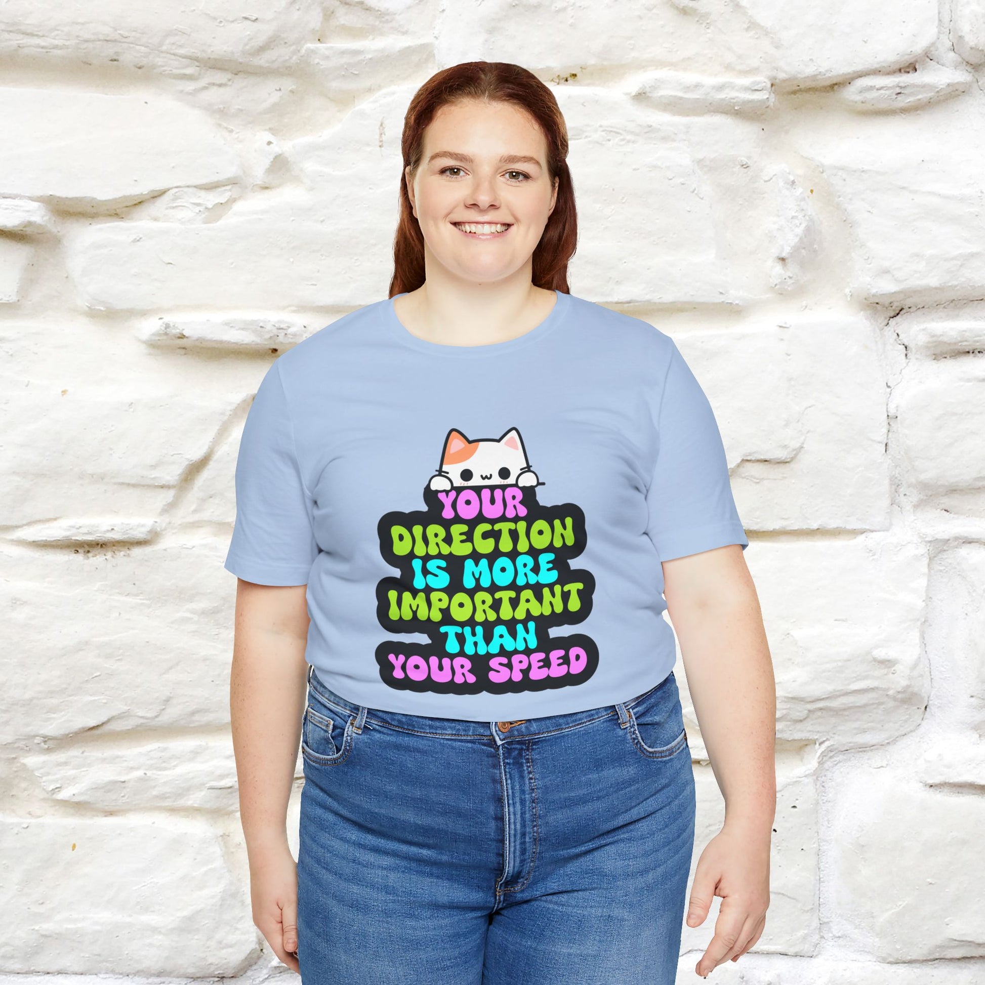 "Your Direction Is More ..." |  Cat T-shirt | Nunu&Miao Studio - Nunu&Miao Studio