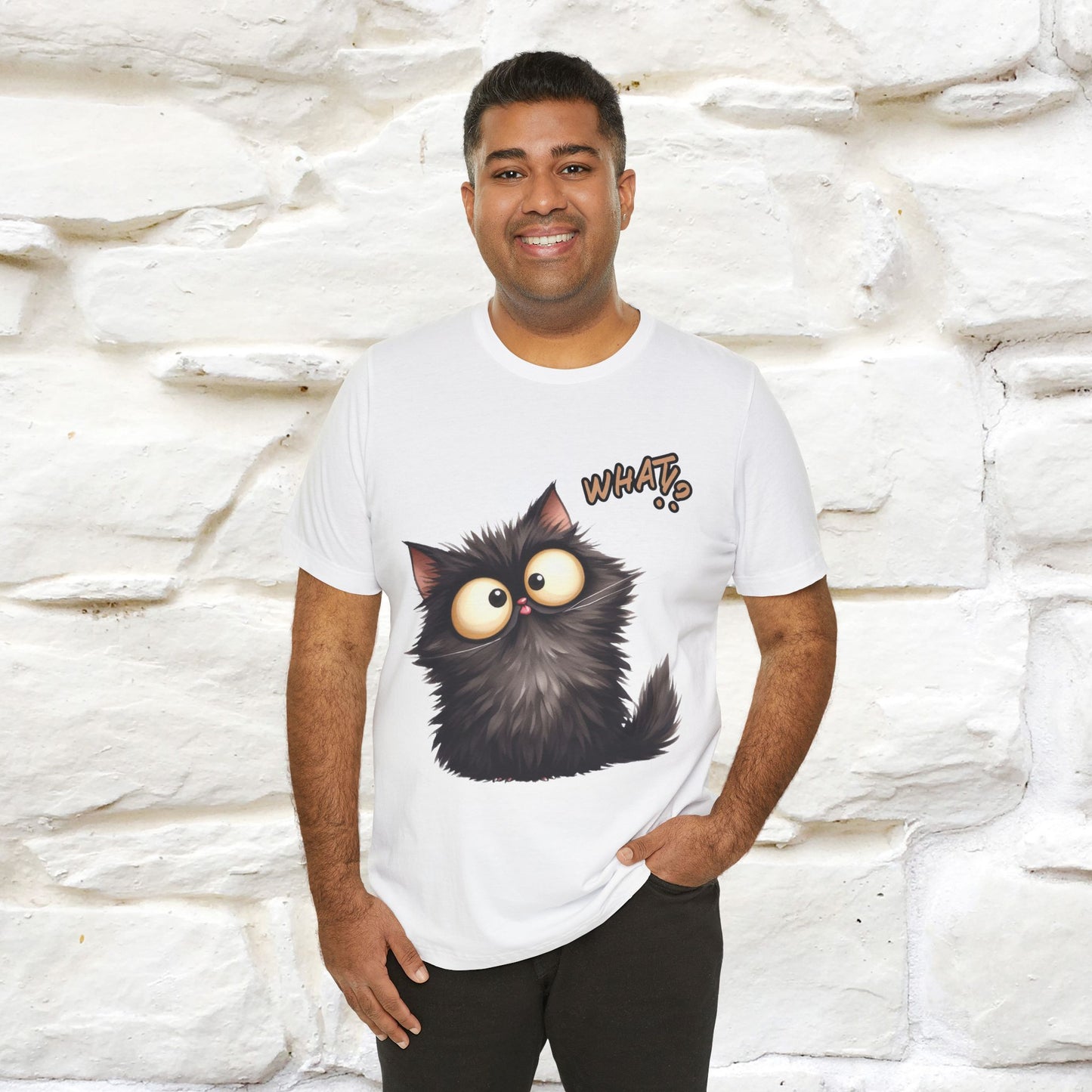 ''What ?'' | Cat T-Shirt  | Nunu&Miao Studio - Nunu&Miao Studio
