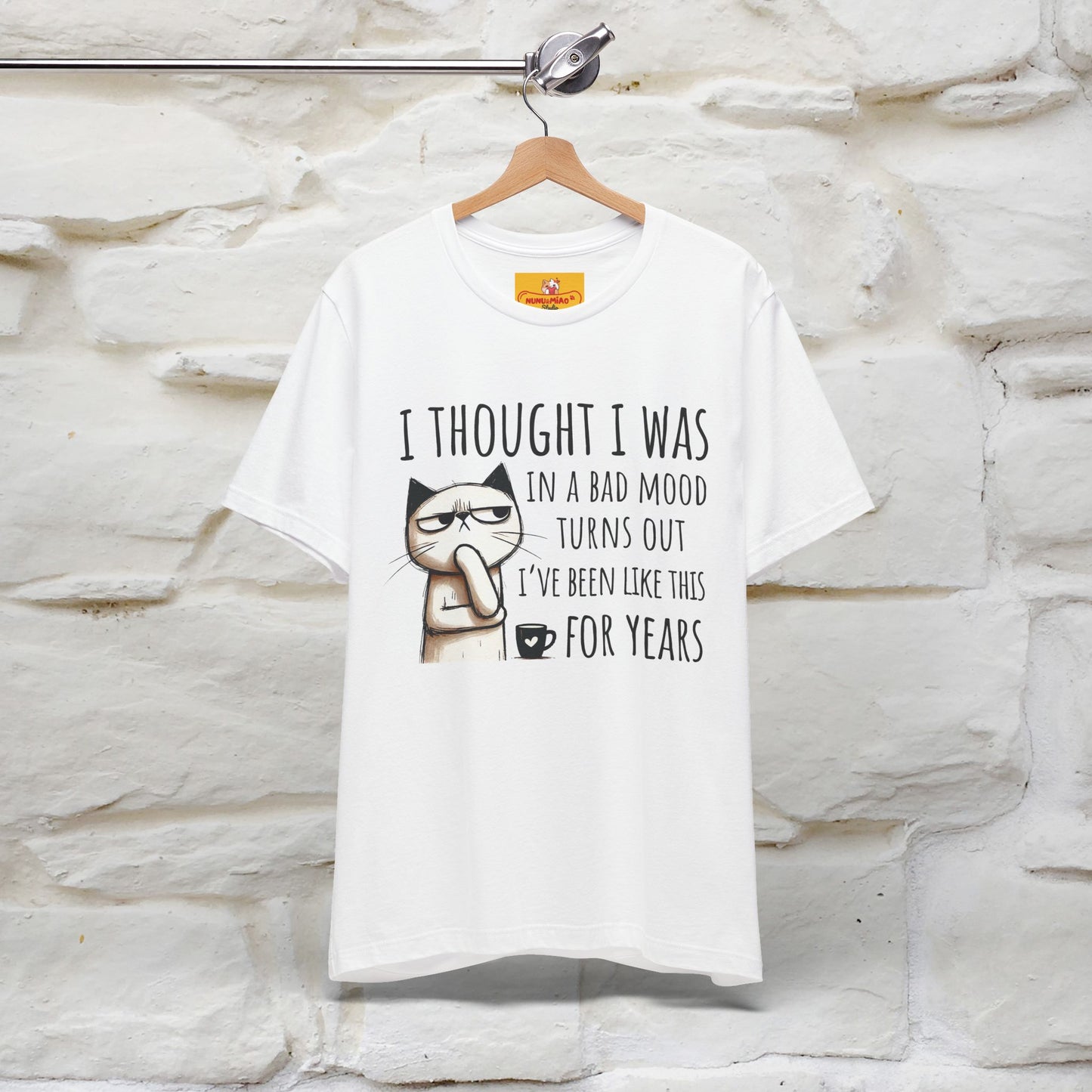 "I Thought I was In A Bad Mood.. " Cat  T-shirt |Nunu&Miao Studio - Nunu&Miao Studio