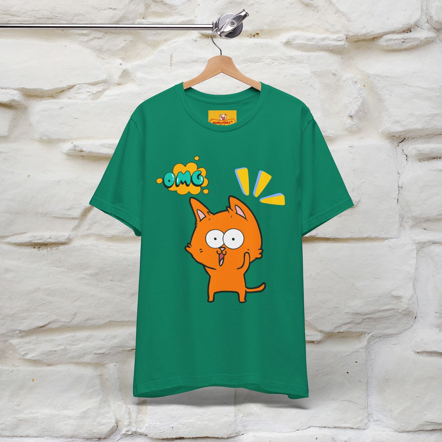 ''Oh My God'' Cat T-Shirt | Nunu&Miao Studio - Nunu&Miao Studio