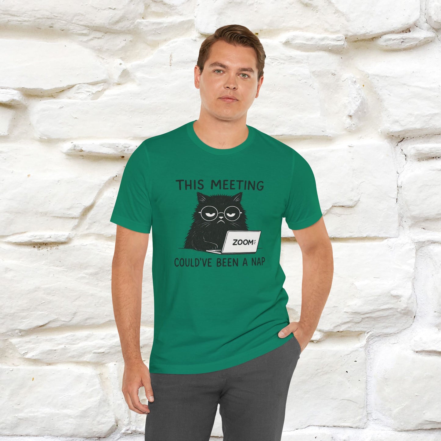"This Meeting Could've Been a Nap" | Sarcastic Cat T-Shirt | Nunu&Miao Studio - Nunu&Miao Studio