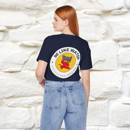 "Be Like Water: Cattitude Master | Cat T-Shirt |Nunu&Miao Studio - Nunu&Miao Studio