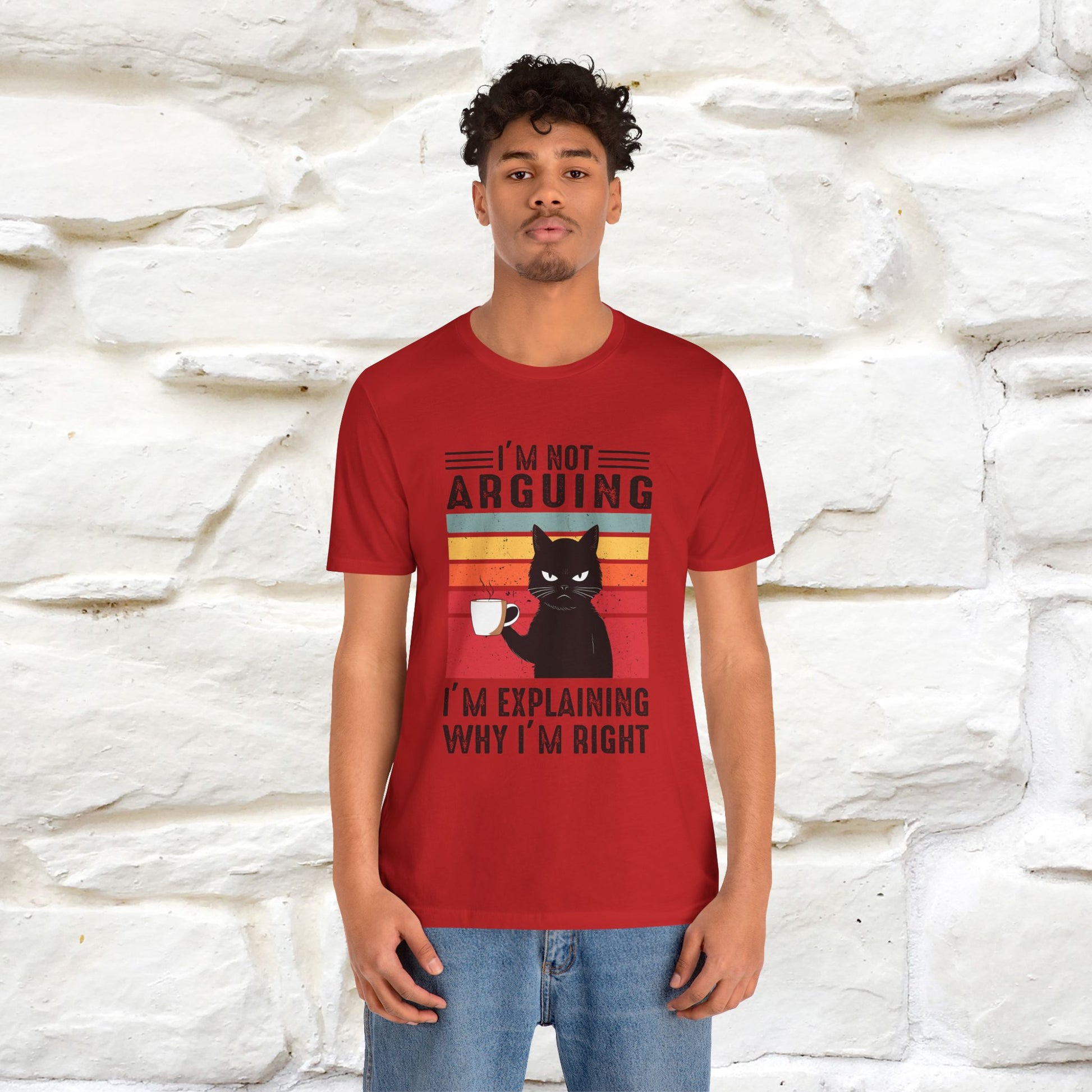 I’m Not Arguing, I’m Explaining Why I’m Right Cat T-Shirt  Nunu&Miao Studio - Nunu&Miao Studio