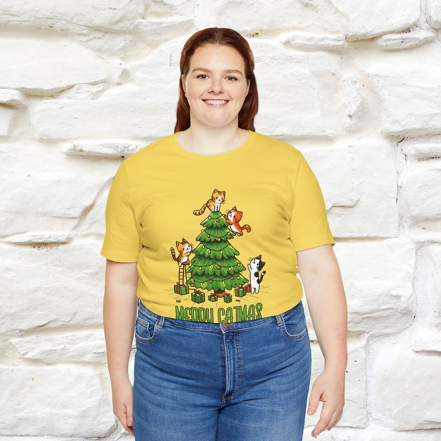 ''Merry Catmas'' | Cattitude Christmas Tee| Nunu&Miao Studio - Nunu&Miao Studio