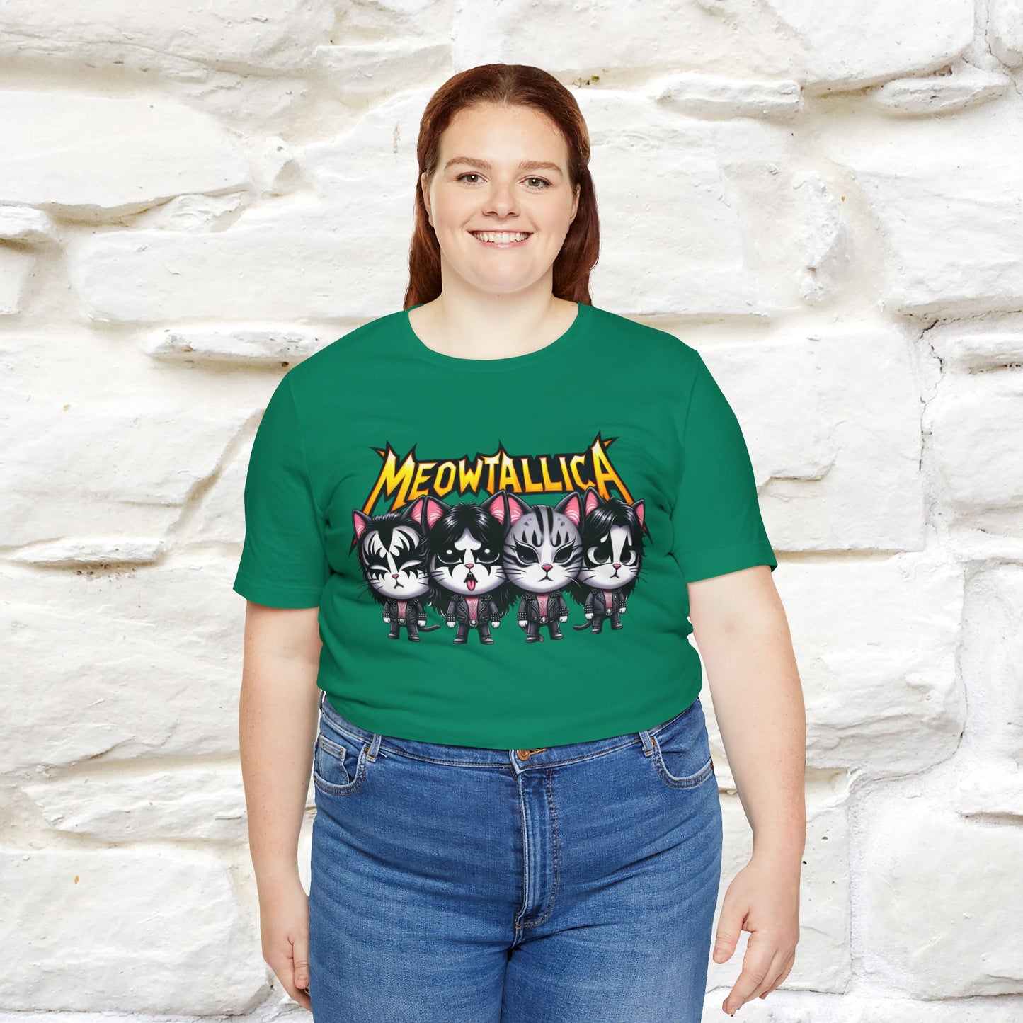 Meowtallica T-Shirt | Rock-Inspired Cat Tee| Nunu&Miao Studio - Nunu&Miao Studio