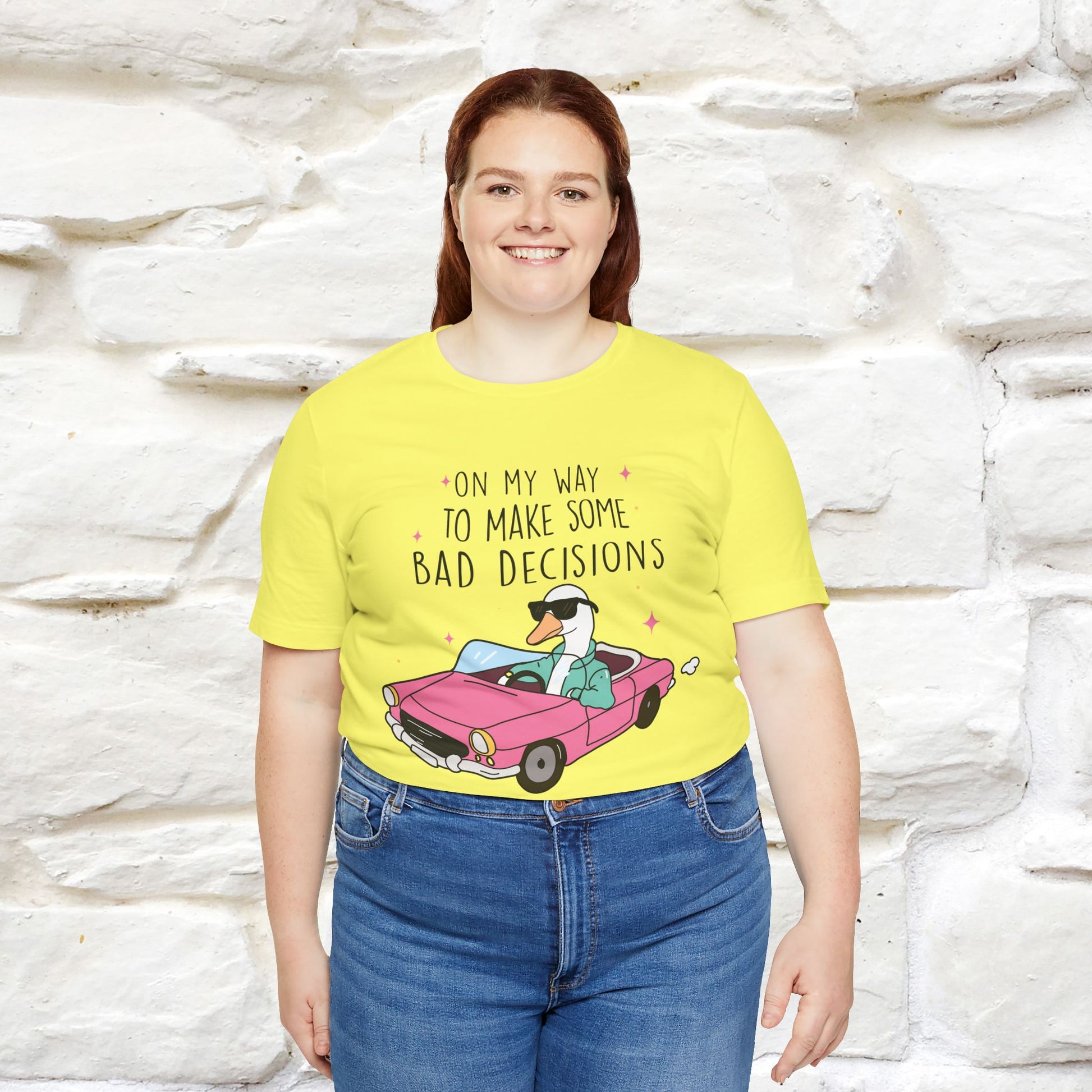 "On My Way To Make Some Bad Decisons"  Funny T-shirt |Nunu&Miao Studio - Nunu&Miao Studio