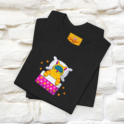 "I Am Sorry I Have Plans With My Bed" |  Cat T-Shirt | Front & Back Design | Nunu&Miao Studio - Nunu&Miao Studio
