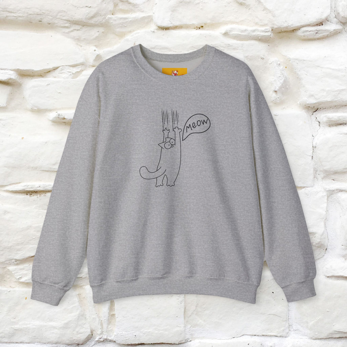 ''Meow.'' |Cat Sweatshirt | Nunu&Miao Studio