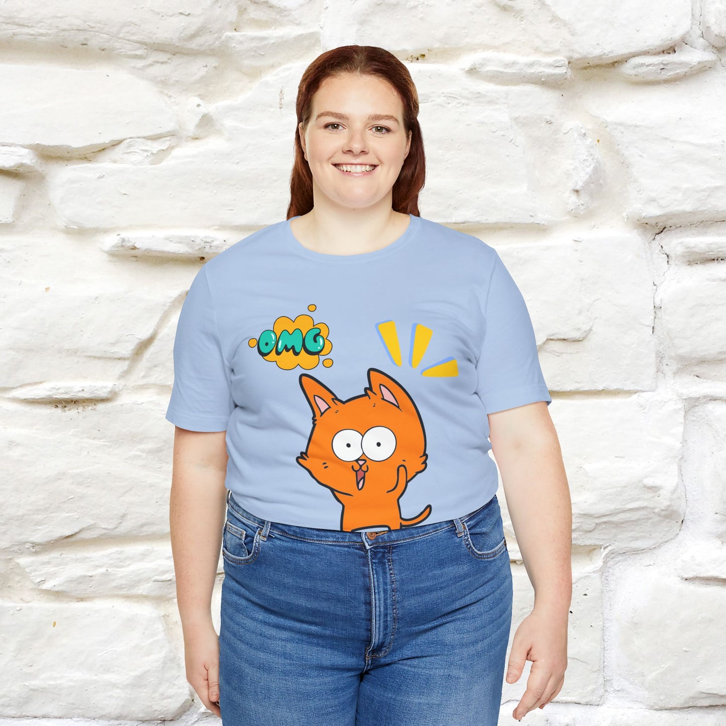 ''Oh My God'' Cat T-Shirt | Nunu&Miao Studio - Nunu&Miao Studio