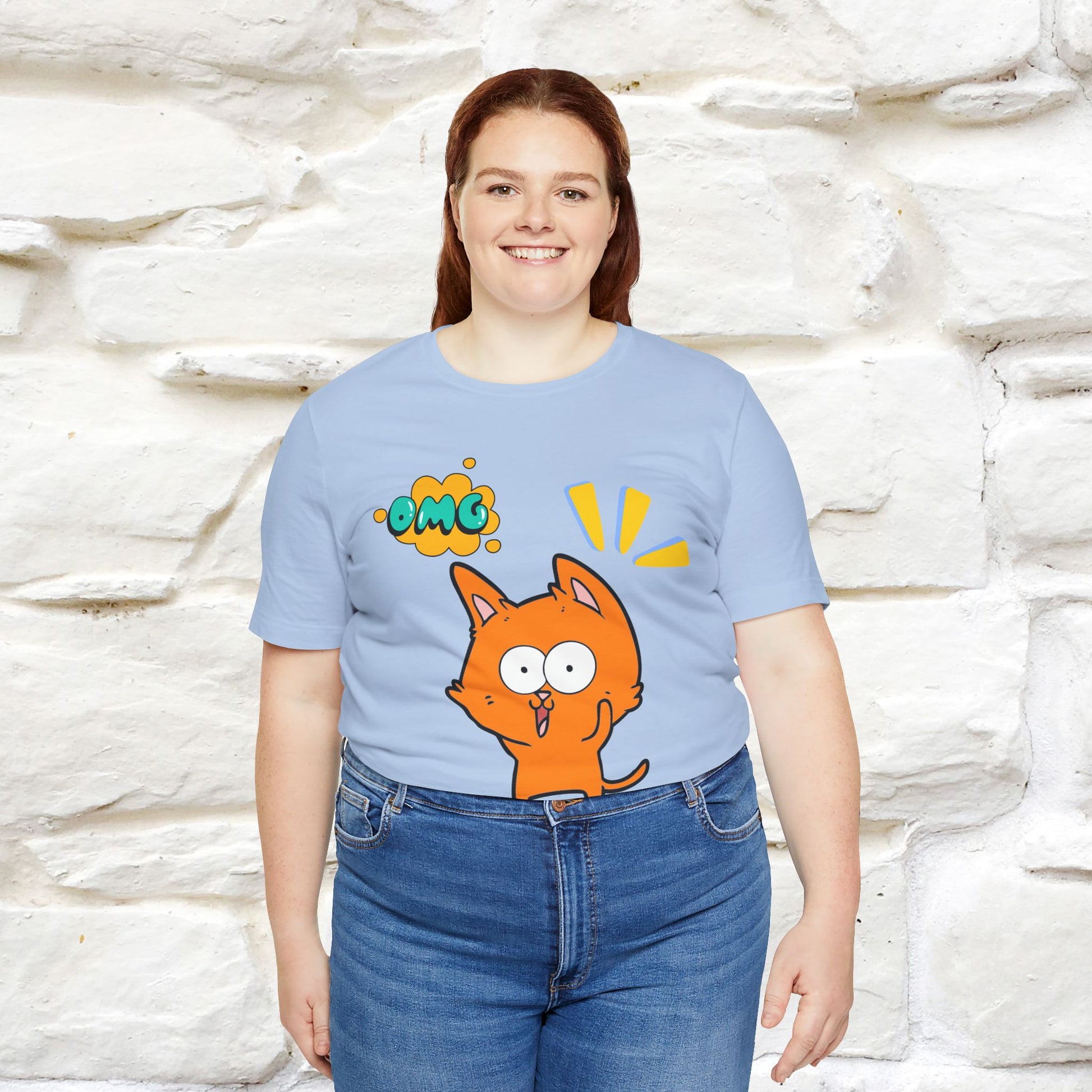 ''Oh My God'' Cat T-Shirt | Nunu&Miao Studio - Nunu&Miao Studio