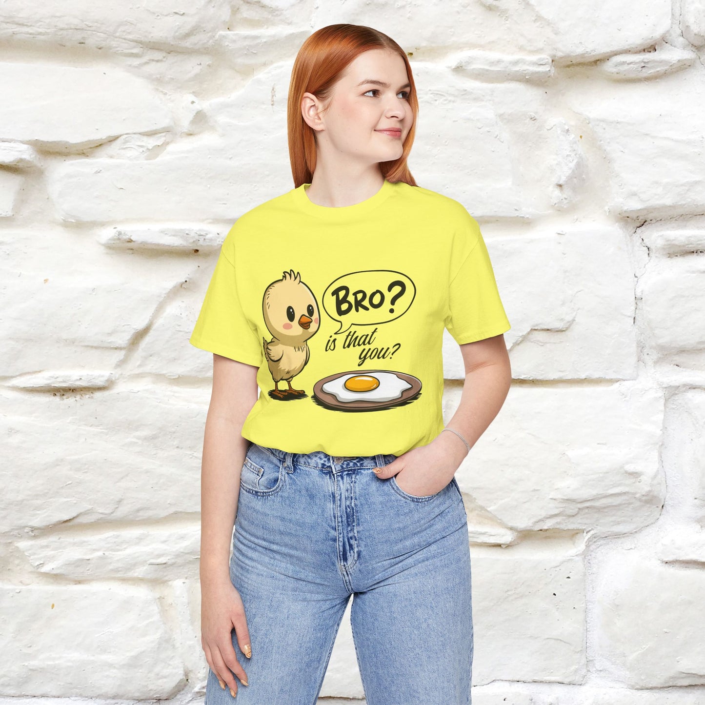 "Bro Is That You?" Funny Chicken T-shirt |Nunu&Miao Studio - Nunu&Miao Studio