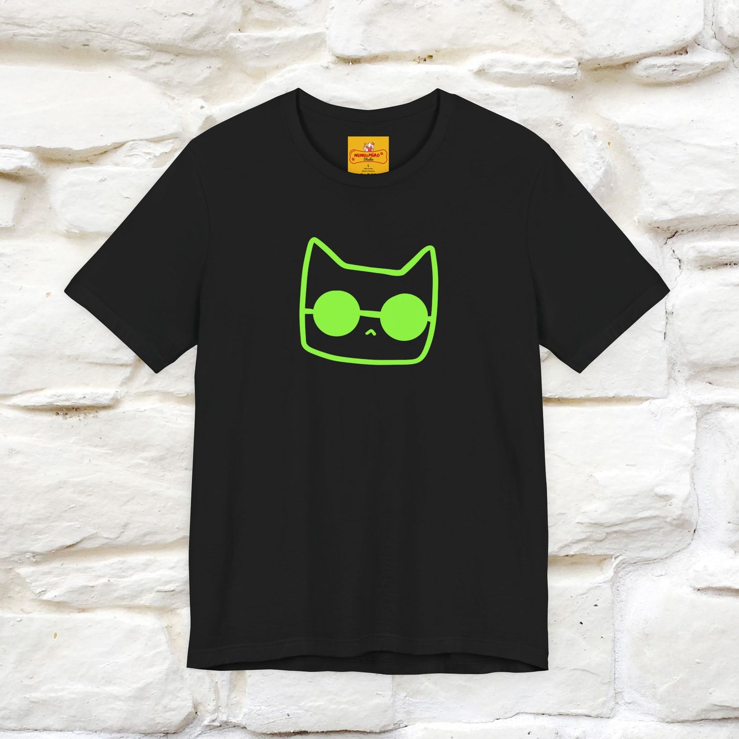 ''Everything Will Be Ok '' Cat T-Shirt Front and Back Design | Nunu&Miao Studio - Nunu&Miao Studio