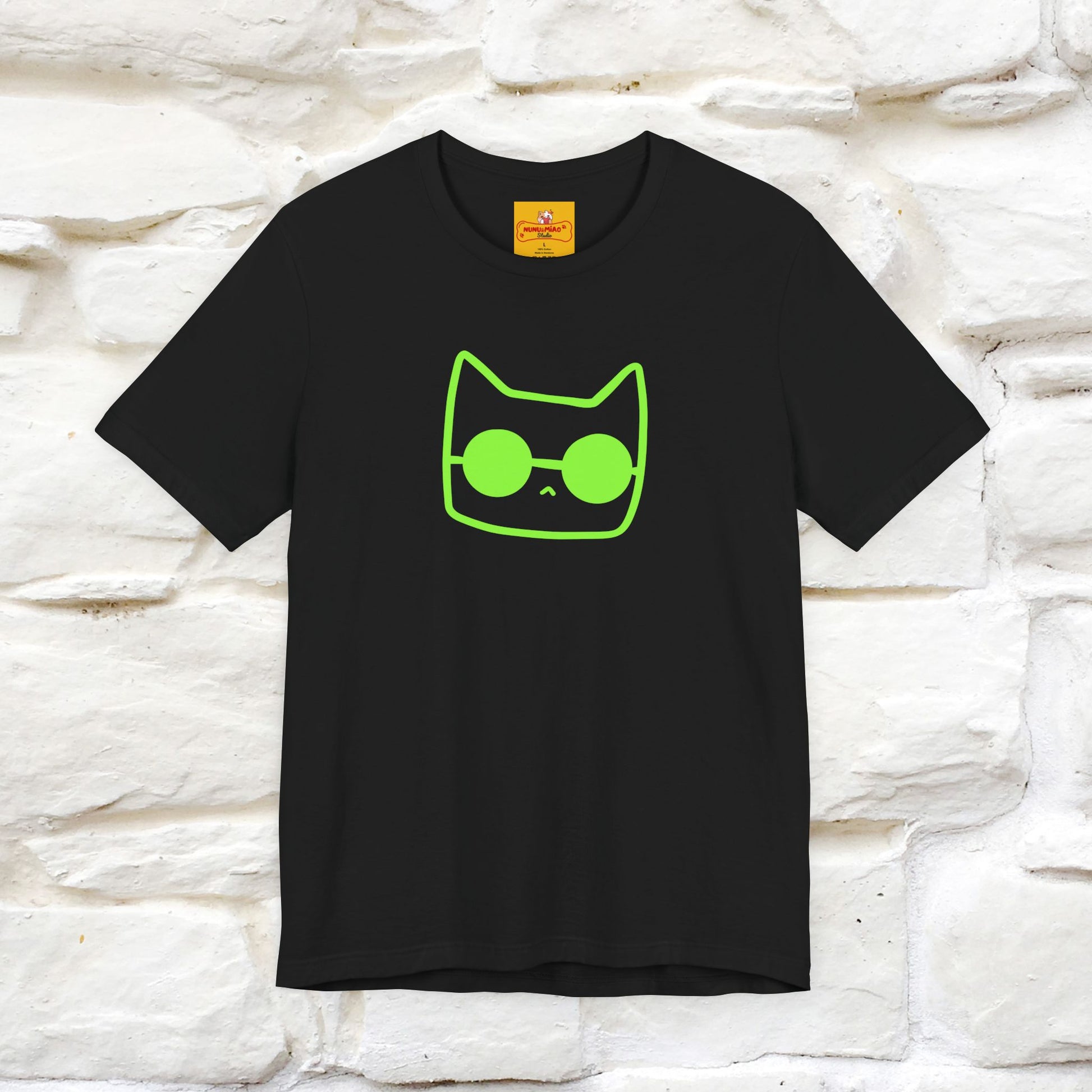 ''Everything Will Be Ok '' Cat T-Shirt Front and Back Design | Nunu&Miao Studio - Nunu&Miao Studio