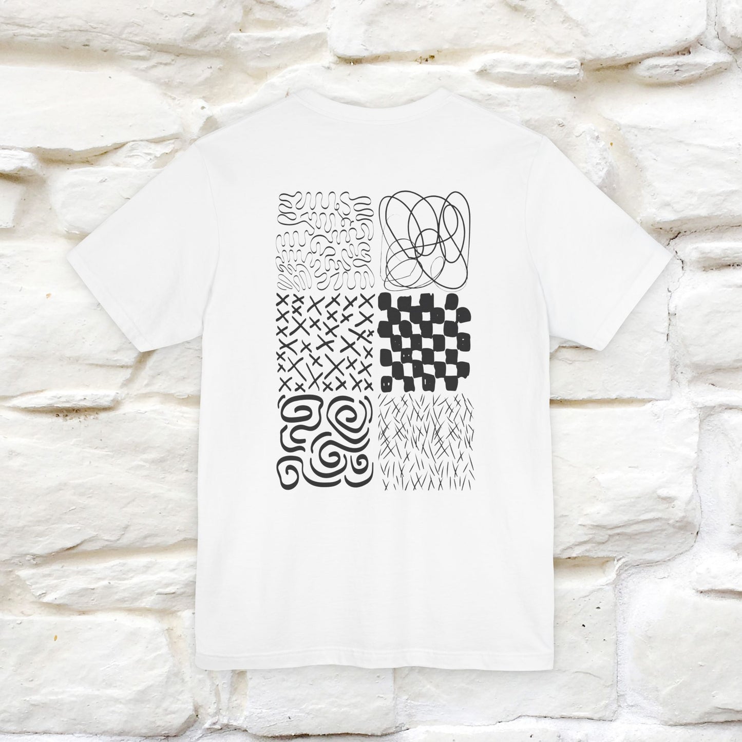 "Black And White'' Cat T-Shirt Front and Back Design | Nunu&Miao Studio - Nunu&Miao Studio