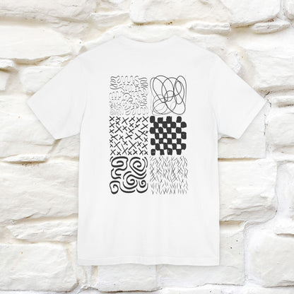 "Black And White'' Cat T-Shirt Front and Back Design | Nunu&Miao Studio - Nunu&Miao Studio