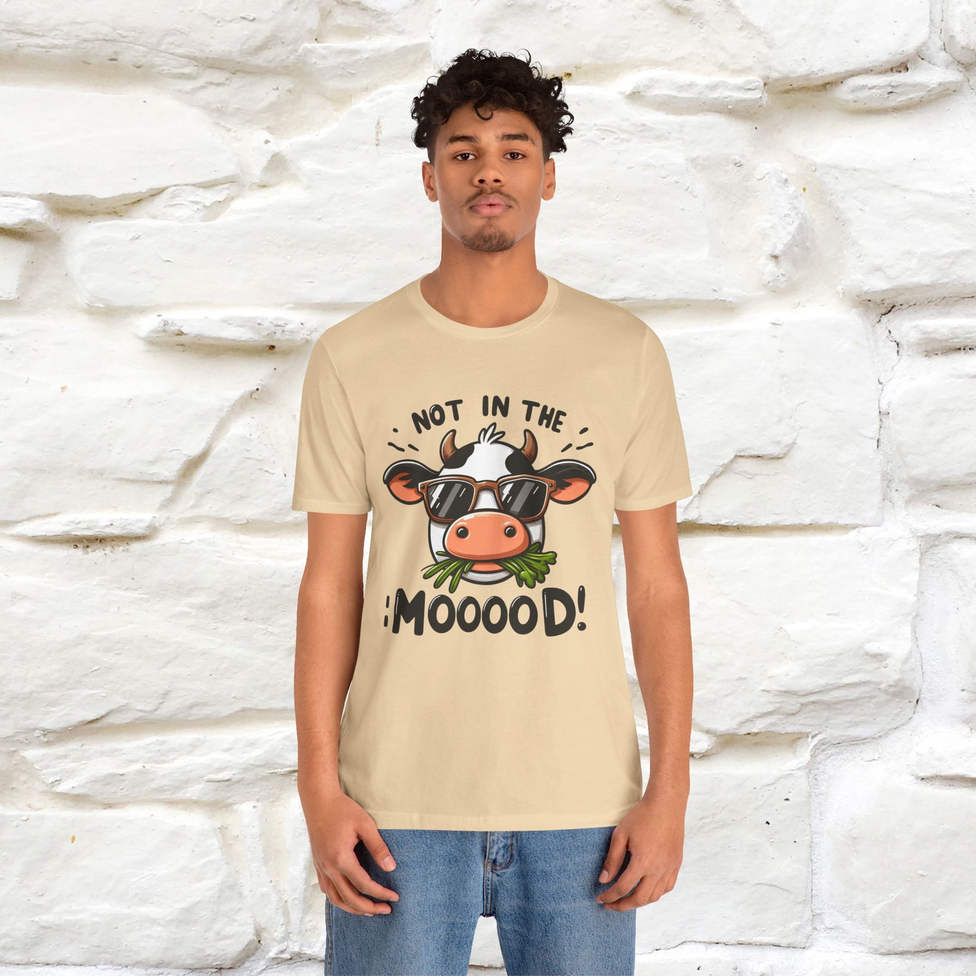 Not In The Moood – Funny Cow Pun T-Shirt | Nunu & Miao Studio - Nunu&Miao Studio