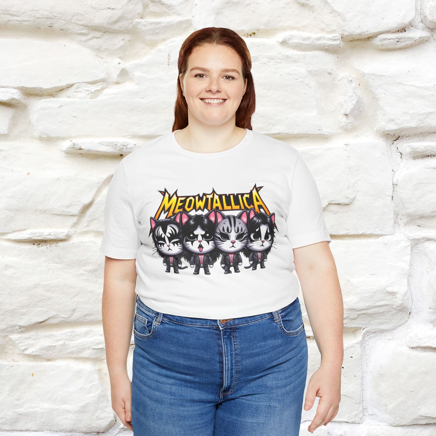 Meowtallica T-Shirt | Rock-Inspired Cat Tee| Nunu&Miao Studio - Nunu&Miao Studio