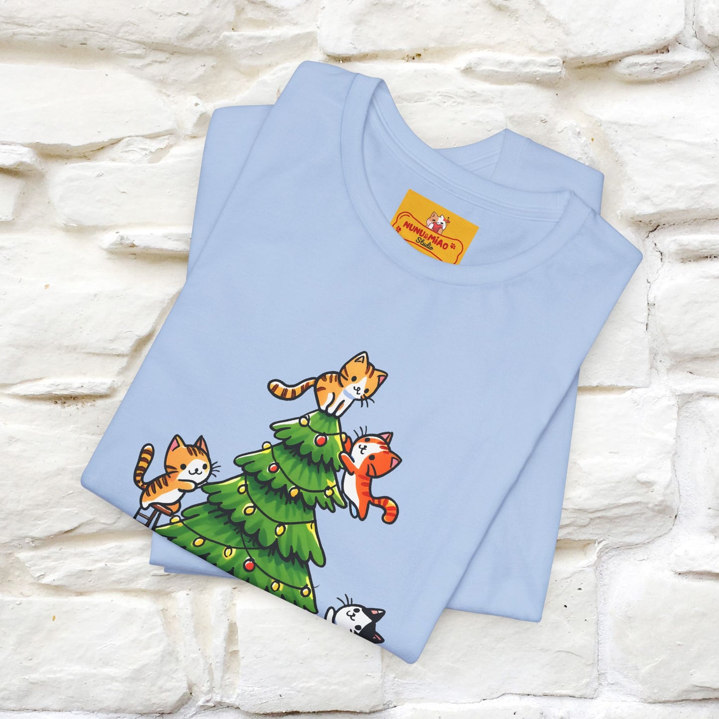 ''Merry Catmas'' | Cattitude Christmas Tee| Nunu&Miao Studio - Nunu&Miao Studio