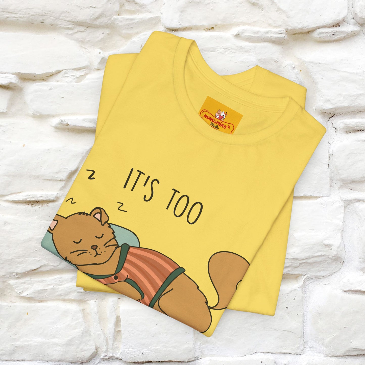 ''It’s Too Peopley Outside'' | Funny Cat T-Shirt | Nunu&Miao Studio - Nunu&Miao Studio
