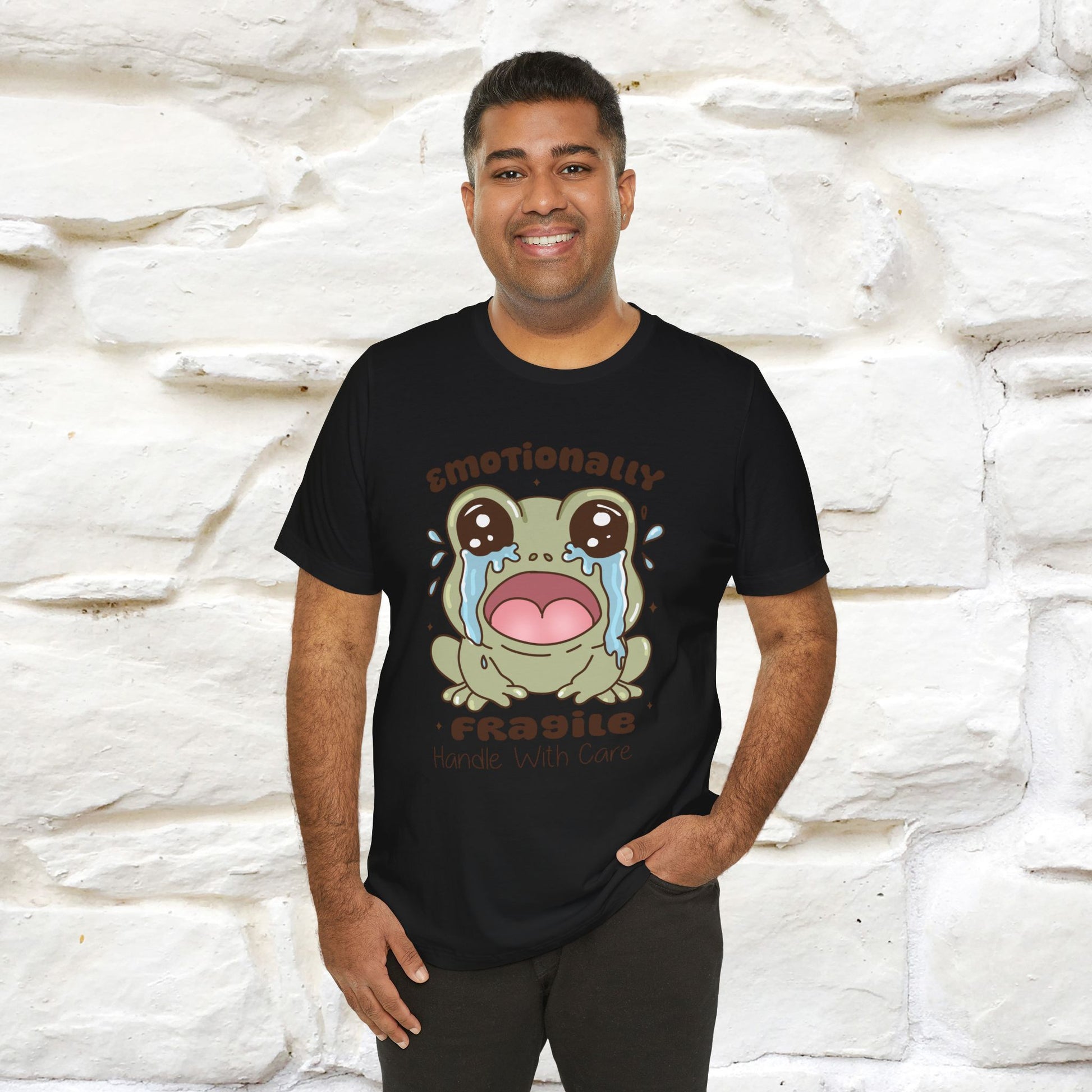 "Emotionally Fragile Handle With Care " Funny T-shirt |Nunu&Miao Studio - Nunu&Miao Studio