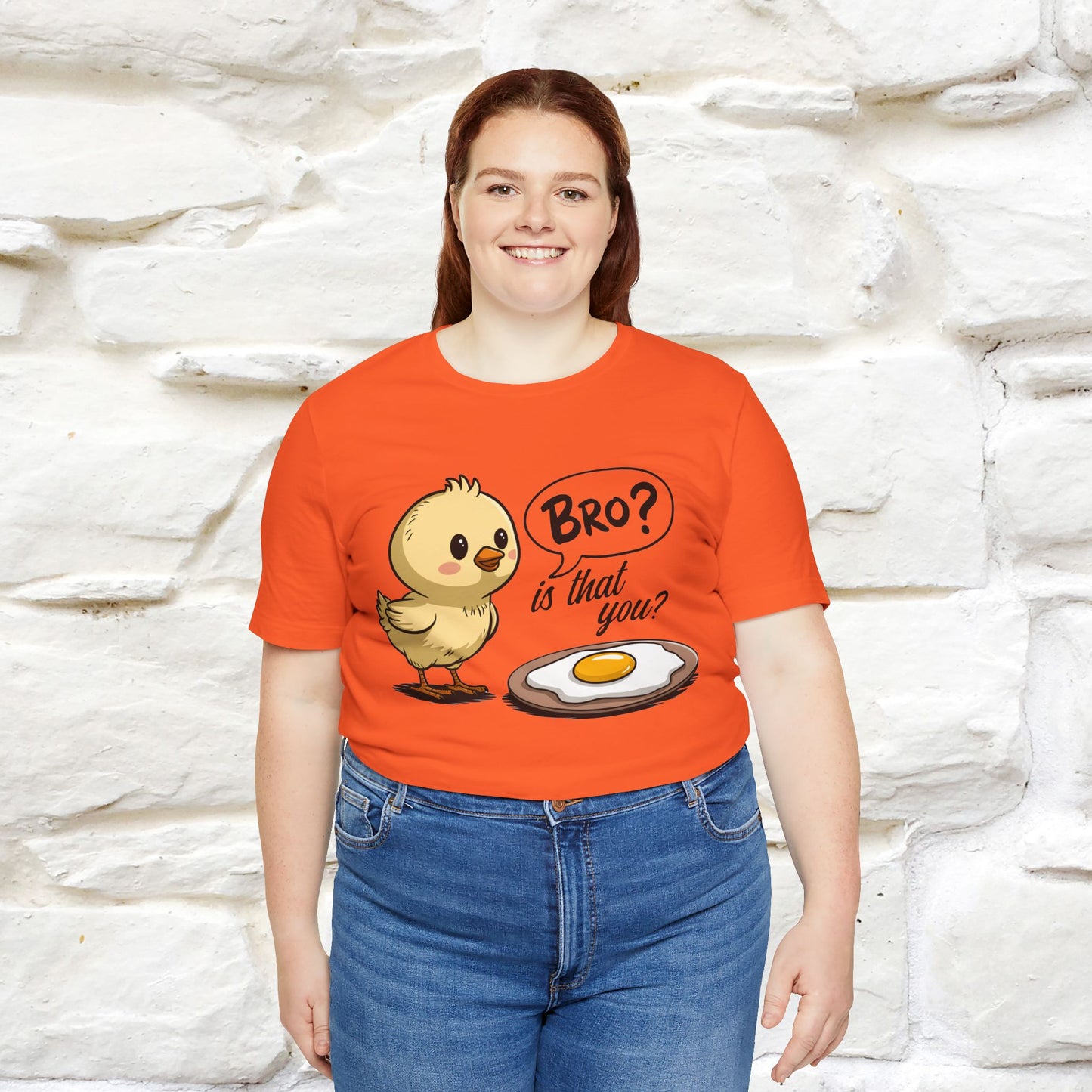 "Bro Is That You?" Funny Chicken T-shirt |Nunu&Miao Studio - Nunu&Miao Studio