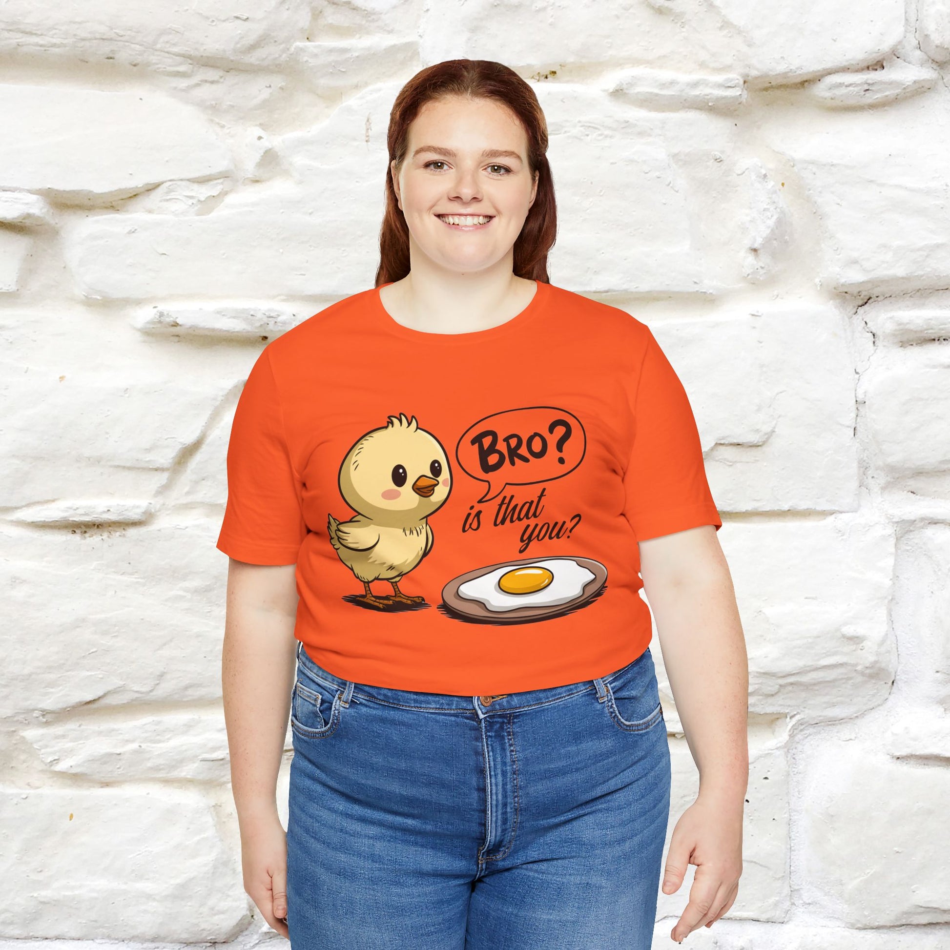 "Bro Is That You?" Funny Chicken T-shirt |Nunu&Miao Studio - Nunu&Miao Studio