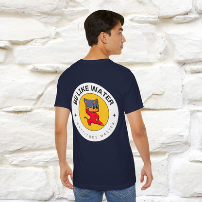 "Be Like Water: Cattitude Master | Cat T-Shirt |Nunu&Miao Studio - Nunu&Miao Studio