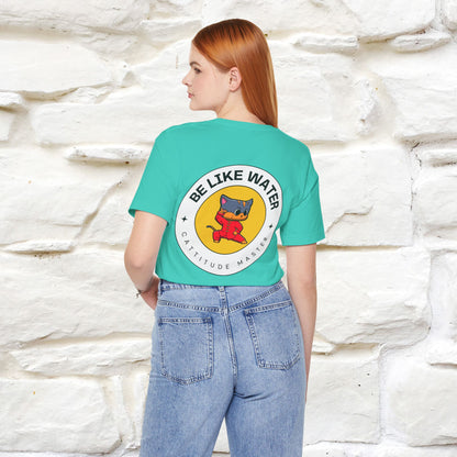 "Be Like Water: Cattitude Master | Cat T-Shirt |Nunu&Miao Studio - Nunu&Miao Studio