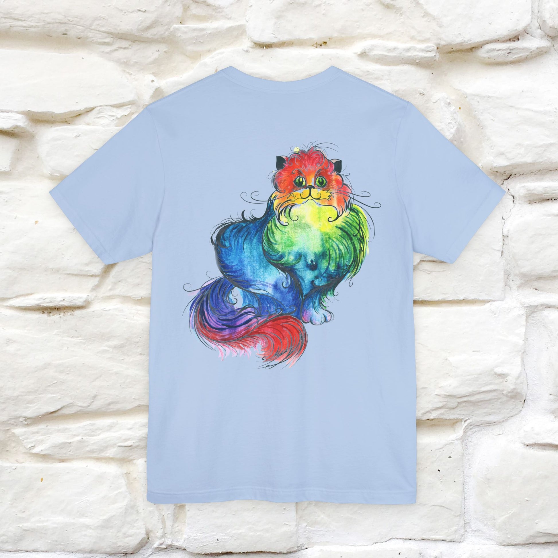"Il Pittore'' Cat T-Shirt Front and Back Design | Nunu&Miao Studio - Nunu&Miao Studio